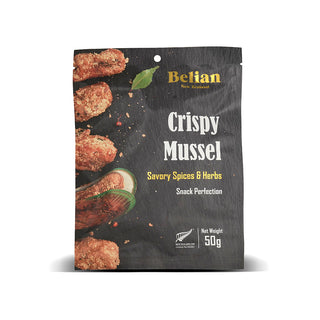 Belian@ Fried Mussel Savoury Spices + Herbs Flavour 50g