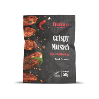 Belian@ Fried Mussel Spicy Salted Egg Flavour 50g